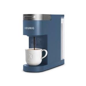 Keurig K-Slim Single Serve K-Cup Pod Coffee Maker, Multistream Technology, 3 Brew Sizes, Slim and Sleek Design, 46oz Removable Reservoir,
 Storm Blue