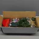 Joiedomi 24"/2FT Mini Christmas Tree Tabletop Set with Clear LED Lights, Artificial Mini Christmas Tree with Star Treetop and Hanging Ornaments, Best DIY Xmas Decorations