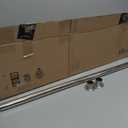 39"Closet Rod, (1-1/4") Dia32mm.304 stainless steel heavy duty Closet Rod,with 2 flange sockets closet rods(39inch,1 Rod)