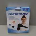 Shoulder Ice Pack Wrap for Rotator Cuff and Arm, Reusable Compression Cold Brace for Pain Relief & Muscle Relaxation, Tendonitis, Swelling, Discomfort After Surgery, Hot &Cold Therapy Ice Pack for Shoulder (Large-Navy blue)