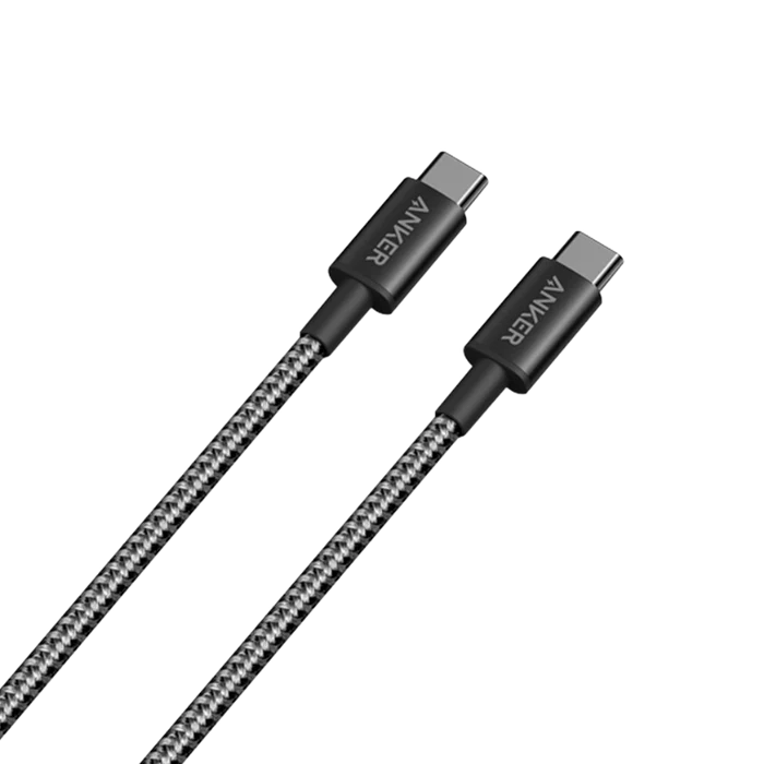 Anker USB C to USB C Cable, 60W Fast Charging Cable (1-Pack, 6 ft, Black)