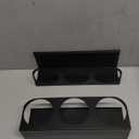 2 Pack Magnetic Stanley Cup Holder Water Bottle Organizer for Stanley 30&40 oz Tumbler with Double Sided Tape Hold Stanley Cup Accessories for Kitchen Fridge Cabinet