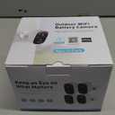 GMK Security Cameras Wireless Outdoor 4 Pack, 2K Battery Powered Cameras for Home Security, Color Night Vision, Motion Detection, 2-Way Talk, IP65 Waterproof, Remote Access, Cloud/SD Storage (White)