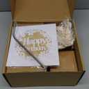 Birthday Gifts For Women, Teen Girl, Her, Happy Birthday Gift Box For Girl, Women, Sister, Daughter, Friends, Cute Daisy Aesthetic Glass Cups Gift Set 7pcs (White)