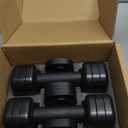 Adjustable Dumbbell Set of 2: Sportneer 4 in 1 Free Weights Dumbbells Set for Women, Hand Weights for Women at Home, Each 2lb 3lb 4lb 5lb Weights with Soft Rubber Handle for Home Gym Exercise Training (Twilight Black)