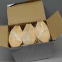 Newtay 300 Pcs Disposable Bamboo Boat Plates 5.5'' Small Appetizer Wooden Leaf Boat Plates Sushi Serving Tray Food Dishes Container Bowl for Catering Home Holiday Party Use
