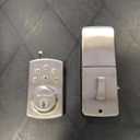 Kwikset Powerbolt2 Satin Nickel Single-Cylinder Deadbolt 1-Cylinder Smartkey Electronic Deadbolt Lighted Keypad