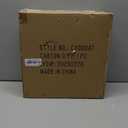 Bowl Glass Lamp Shade Replacement, 1-5/8 inch Fitter, 11.8" Diameter, 6.1" Height, Frosted Amber Globe Cover for Kitchen Island Pendant Light