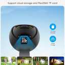 VSTARCAM 4MP Outdoor Security Camera, 2.5K, 360 View, Color Night Vision, PIR Motion Detection, Spotlight Siren Alarm, 2-Way Talk, IP66 Weatherproof, Cloud/SD Storage