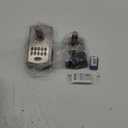 Kwikset SmartCode 955 Pembroke Light Commercial 10-Button Keypad Electronic Lever, Convenient Keyless Entry, 3-Year Batter Life and High Traffic Durability in Satin Nickel