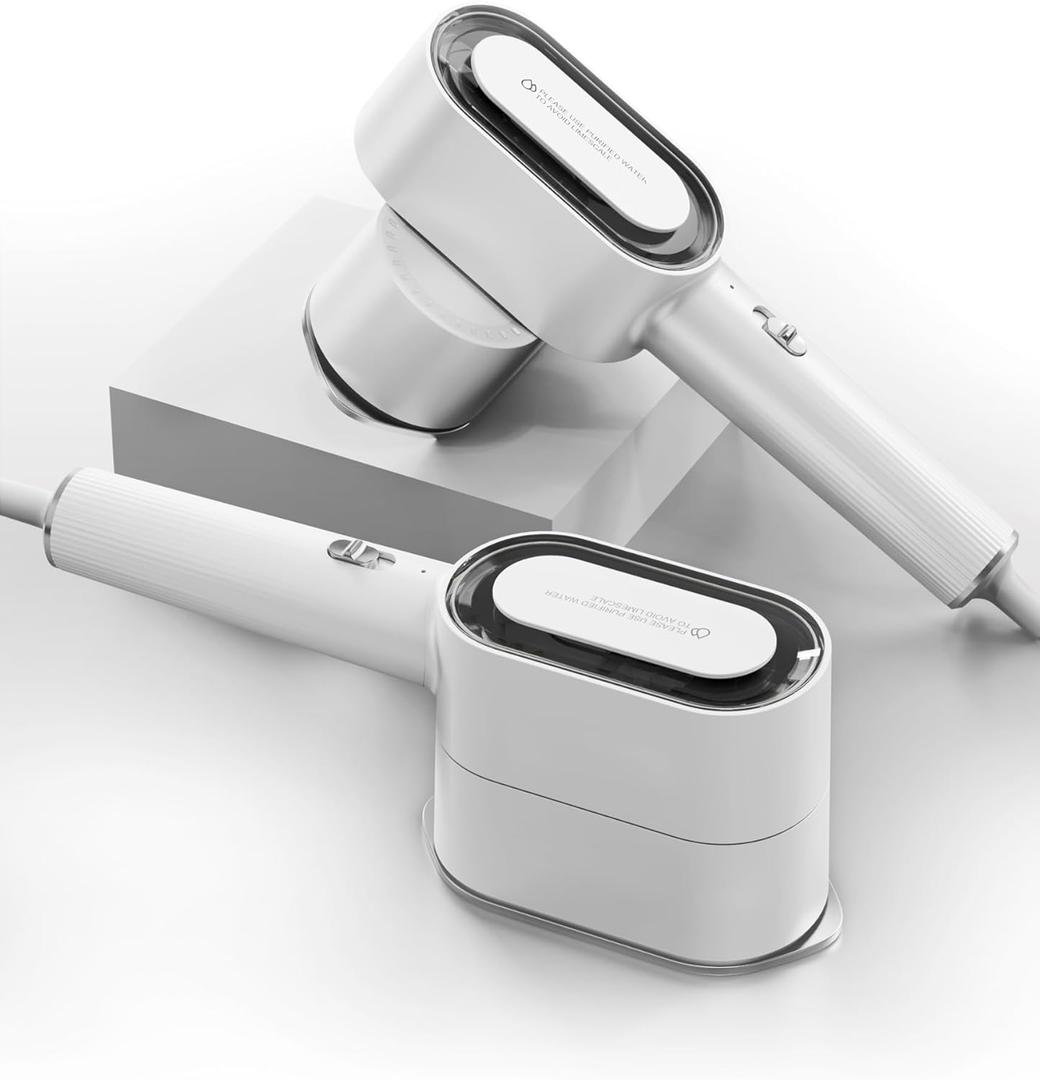 KopBeau Steamer for Clothes,2-in-1 Clothes Steamer & Iron for Wrinkles Remover,NTC Precision Ironing Protects Clothes,14 Min of Continuous Steam,1000W Travel Steamer for Travel and Home Use,White KopBeau Steamer for Clothes,2-in-1 Clothes Steamer & Iron for Wrinkles Remover,NTC Precision Ironing Protects Clothes,14 Min of Continuous Steam,1000W Travel Steamer for Travel and Home Use,White