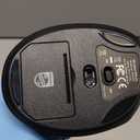 Philips Ergonomic Mouse - Vertical Mouse with 800/1200/1600 Adjustable DPI, 6 Silent Buttons Design for S/M Hands, Auto Power Saving, Light Weight, 2.4GHz Wireless Mouse for Laptop, Desktop, PC-Black