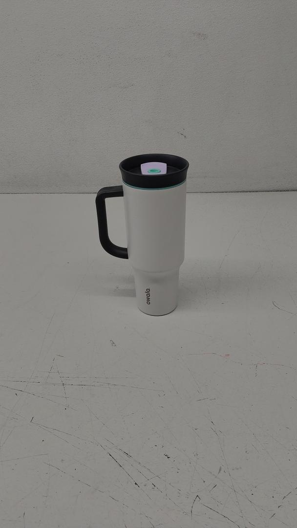 Owala Stainless Steel Triple Layer Insulated Travel Tumbler with Spill Resistant Lid, Straw, and Carry Handle, BPA Free, 40 oz, Purple (Bunny Hop)