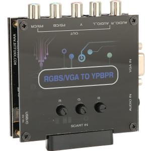 RGBS VGA SCART to YPBPR Converter for SFC, for for N64, for 1, for 2, for for, for MD, for Saturn