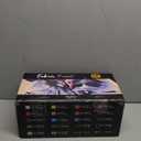 Nicpro 18 Colors Permanent Fabric Paint (8.45 oz, 250 ml) Soft Fabric Paint for Clothes, Non-Toxic Textile Paint for Fabric DIY Crafts, T-shirts, Shoes Jeans Bags Canvas for Adult with Color Wheel