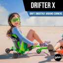 EzyRoller Drifter X Ride On Toy for Kids, Ages 4-12, Up to 154 lbs - Green
