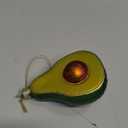 Sliner 12 Piece Christmas Avocado Ornaments Christmas Tree Ornament Glitter Green Glass Blown Avocado Ornament for Hanging Christmas Tree Decoration Holiday Supplies Tree Decor