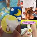 2025 Magic Puffy Paint, 3D Drawing Magic Canvas Sponge Texture Painting Kit, DIY Bubble Drawing Pens Art Supplies