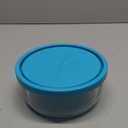 Bormioli Rocco Frigoverre Classic Glass 25.25 Ounce Round Container with Teal Lid