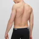 BOSS Men's Stretch Cotton Boxer Briefs 3 Pack (L)