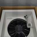 Build-in Rain Shield RV Roof Fan Vent Trailer Camper 10 speed 12V 14'' Reversible Remote Open with Tail