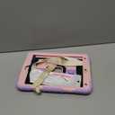 for iPad 9th/ 8th/ 7th Generation 10.2 Inch (2021/2020/ 2019) iPad Case 9th Generation with Pencil Holder,Heavy Duty Shockproof Cover for i Pad 9th/8th/7th Gen,Purple Rose