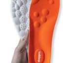 Original Stepprs Comfort Shoe Insoles for Men Women Adjustable Size 4D Memory Foam Cloud Soles Arch Support Improved Posture (Orange, US W 6.5-9)
