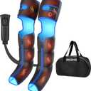 Leg Massager with Heat and Compression, FSA HSA Eligible, Foot Calf & Thigh Air Massager for Circulation and Relaxation 6 Modes 3 Intensities 2 Heat Levels