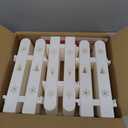 Christmas Tree Fence Barrier for Kids & Pets - 30Pcs Freely Assemble Decorative White Picket Fence,Thickened Xmas Tree Protector Panel, Puppy & Toddler Proof Indoor Plastic Decoration Fence