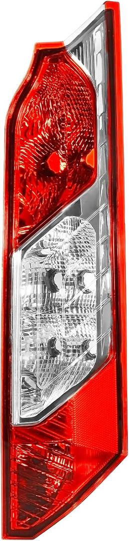 Rear Tail Light Fit For 2014 2015 2016 2017 2018 2019 2020 Ford Transit Connect Brake Lamp Passenger Side (Chrome trim - R)