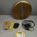 Round Side Table, Small Metal Drink Table for Small Spaces, Modern Martini Table for Living Room, Bedroom, Corners, and Office, Copper (Just The Top) And Spectrum HSD Kit 6ft Coax Jumper And 6ft Cat 6 Jumper
