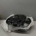 Tuningpros WC-14-226-B - Pack of 4 Hubcaps - 14-Inches Style Snap-On (Pop-On) Type Matte Black Wheel Covers Hub-Caps