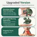 Shoulder & Neck Massager with Heat, Bionic Neck Massager for Pain Relief Deep Tissue, 4D Kneading Fingers, LCD Display & Adjustable Intensity, Relaxation Muscle Tension, Ideal Gift for Men and Women