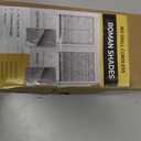 No Drill Cordless Roman Shades, 31×64 in, Room Darkening Beige 