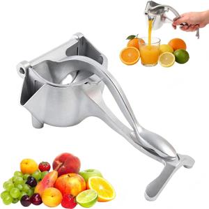Hand Juicer Squeezer, Heavy Duty Fruit Juice Squeezer Handheld, Manual Juicer Hand Press with Ergonomic Grip, Cast Iron Juice Extractor for Lemon, Citrus, Orange, Lime, Grapefruit, Pomegranate (1PC)