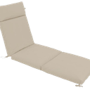 Chaise Lounge Cushion 72x21x3 Inch - Set of 1 Outdoor Lounge Chair Cushions, Lounger Pad Replacement with Fade-Resistant, Removable & Machine-Washable Covers, Ideal for Patio Chaise Chairs, Cream