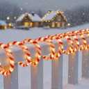 Watereem 360 LED Christmas Lights, 40 FT Candy Cane Rope Lights, Waterproof Xmas Tree Light, Connectable Tube Light Plug in for Indoor Outdoor Garden Yard Holiday Wedding Festival Party Decoration