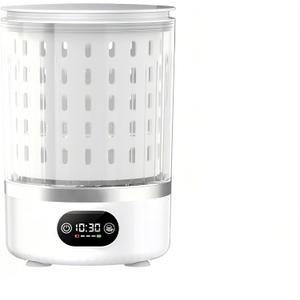 Portable Washing Machine, Mini Washer with 3 Wash Modes (5/15 Min + 2 Min Spin), 3L Small Washing Machine with Auto Drain, Compact Portable Washer for Apartment, Dorm, Hotel & RV