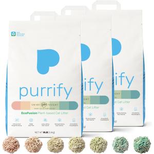 Smart Health Monitoring Cat Litter Color-Changing, Fast Clumping, Odor Control, Low Dust | 3-Pack,Free cat scartcher