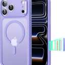 ESR for iPhone 17 Pro Max Case, Camera Control Cover, Compatible with MagSafe, Shockproof Military-Grade Protection, Magnetic Phone Case for iPhone 17 Pro Max, Classic Hybrid Case, Frosted Purple