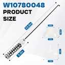 W10780048 Washer Suspension Rod kit -Compatible with Whirl.pool May.tag Ken.more Washing Machine - Replace W10257087 W10257088 W10349193 WTW4800XQ2 WTW4800XQ4 WTW6600SW1 by TOMOON