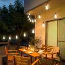 ST35 Replacement Bulbs,25 Pack Edison Light Bulbs fits C7/E12 Base,Shatterproof 5watt Incandescent Bulbs,String Light Bulbs for Indoor Outdoor Garden,Backyard,Warm White