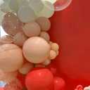 Voircoloria 130pcs Peach Balloons Different Sizes 18" 12" 10" 5" Pastel Orange Latex Balloon Garland Arch Kit for Birthday Baby Shower Graduation Wedding Gender Reveal Anniversary Party Decorations