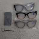 Reading Glasses for Women - Oprah Blue Light Reading Glasses with Spring Hinge, Anti-Glare/Eyestrain Computer Readers