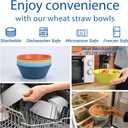 Unbreakable Large Cereal Bowls Set of 6, 32 Ounce BPA-Free Microwave & Dishwasher Safe Salad Bowls, Stackable Multicolor Kitchen Bowls for Serving, Soup, Oatmeal, Pasta, Camping & Daily Use
