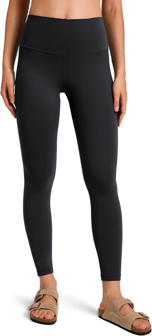Colorfulkoala Women's Dreamlux High Waisted Workout Leggings 25" / 28" Inseam Yoga Pants (Black, XS)