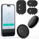 Medcursor TENS Unit Muscle Stimulator - Wireless 3-in-1 Dual-Channel EMS Machine with App Control & Session Memory, 25 Intensity Levels, 8 Target Areas, Storage Pouch, Designed for Back Pain Relief (Black)