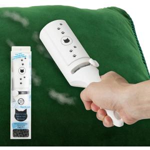 Necoichi Purrfection Neat & Easy Cat Hair Pet Hair Remover, Textured microfibers Trap Fur & lint Fast, Made in Japan, White
