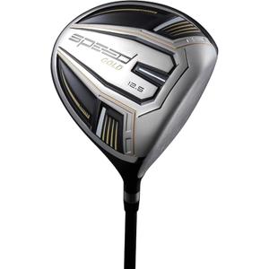 Speed System - Golf Driver - Gold 12.5° Loft, Right | Titanium Head, Oversized Sweet Spot, Lightweight Graphite Shaft, Aerodynamic, USGA Conforming, Headcover