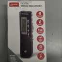 GPX 4-GB Digital Voice Recorder with Voice Activation, Black